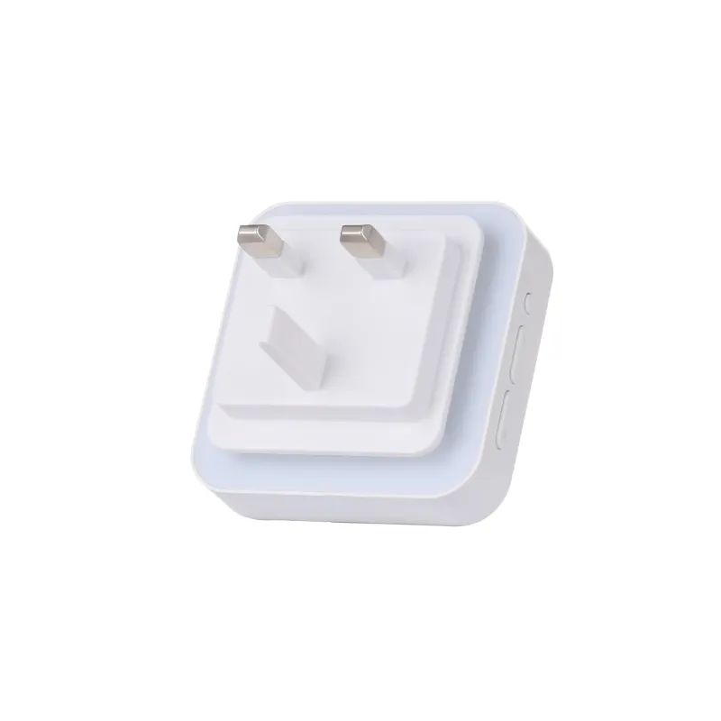 UK-Plug 16 Ampul Kare Sensör Gece Lambası Fişi